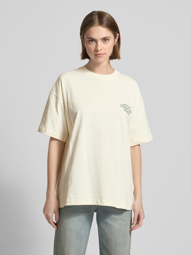 ANOTHER COTTON LAB Oversized T-Shirt mit Label-Print Modell
