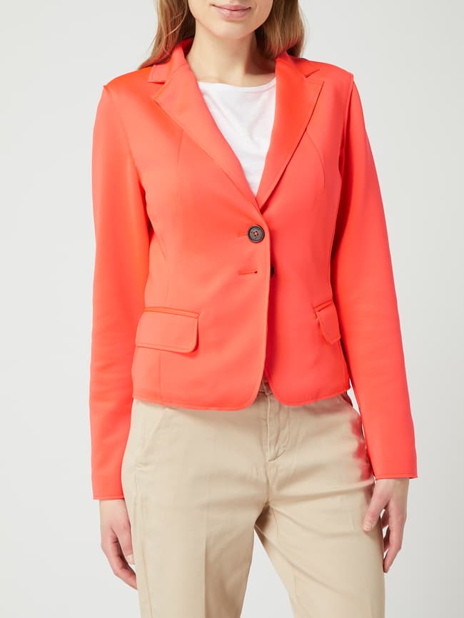 Blonde No. 8 Blazer mit 2 Knopf Leiste Modell Nizza neon orange