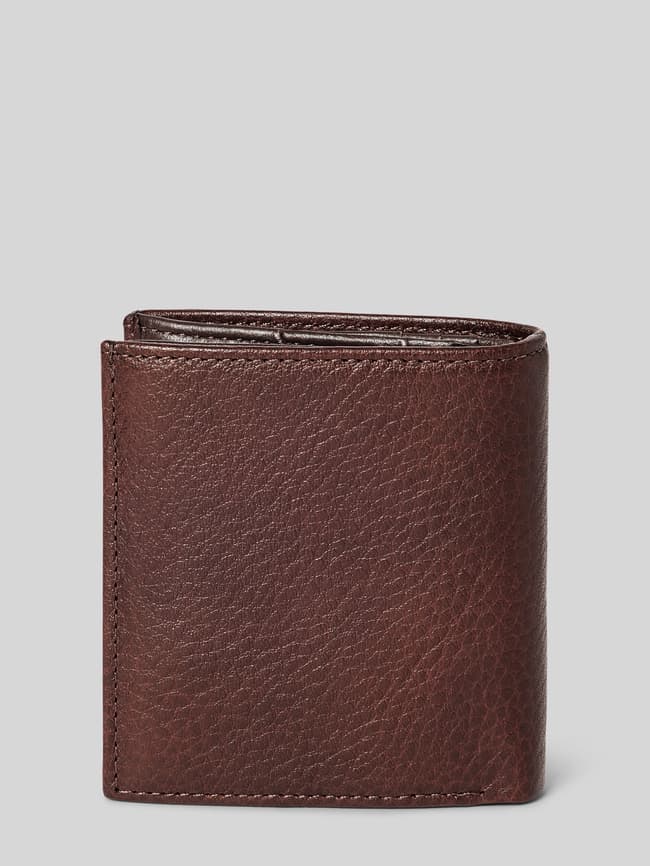 Tommy Hilfiger Portemonnaie aus Rindsleder mit Label-Detail