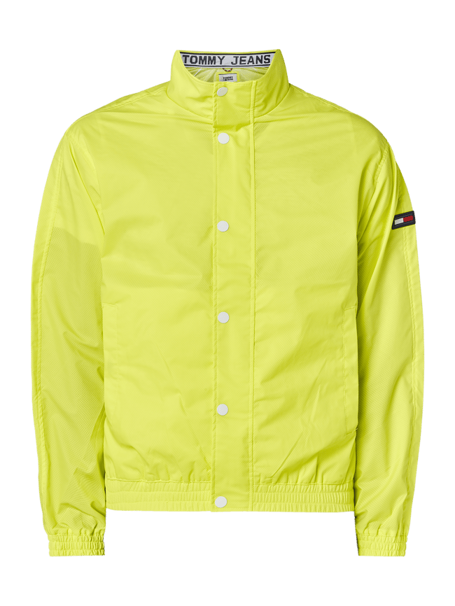 Tommy Jeans Jacke mit Stehkragen neon gelb online kaufen