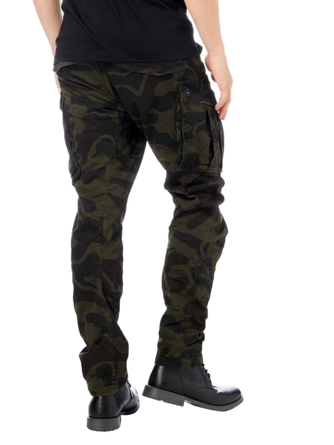 G-Star Raw Tapered Fit Cargohose mit Camouflage (dunkelgrau 