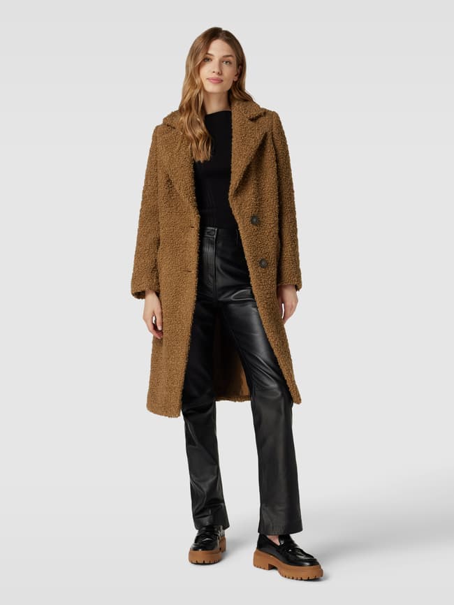 Esprit Collection Mantel In Teddy Optik Wollmantel C&a