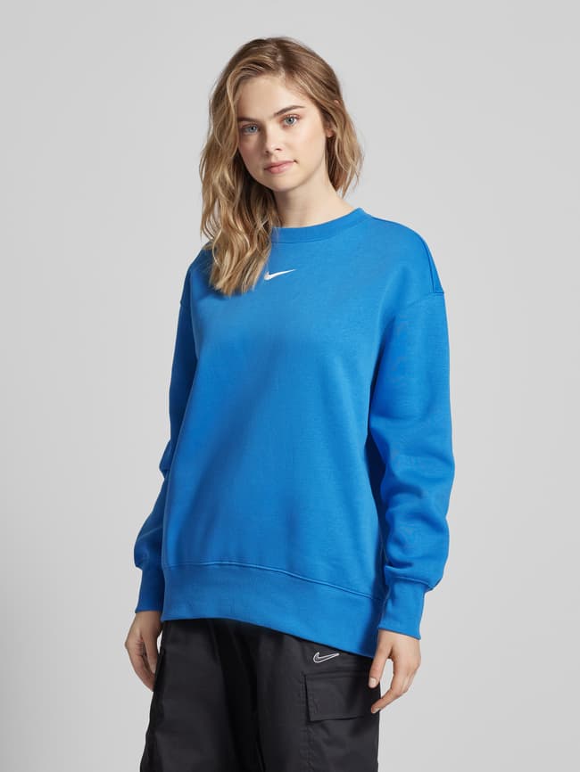 Oversized Hoodie Nike Pullover Damen Dunkelblau Nike Sweatshirt