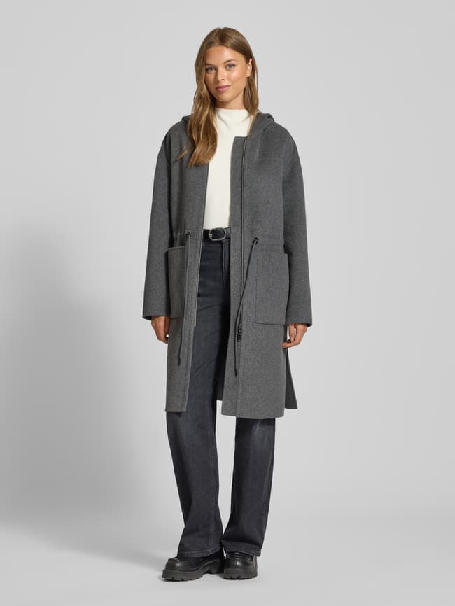 Comma Mantel Mantel Aus Boucle Bouclé Jacket Comma Jacke GrÃ¼n - Main Image