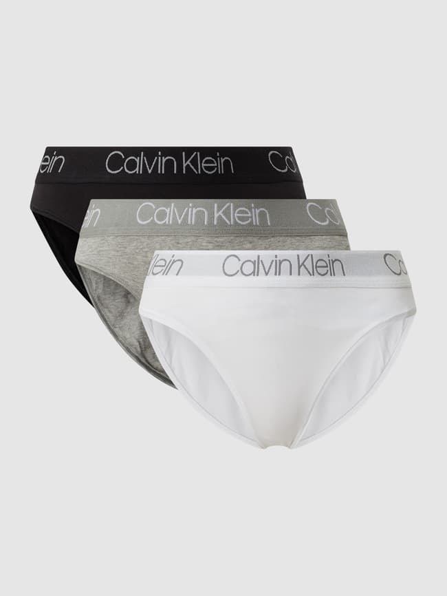 Collega vereist Desillusie Calvin Klein Underwear Slip mit Stretch-Anteil im 3er-Pack (mittelgrau  meliert) online kaufen