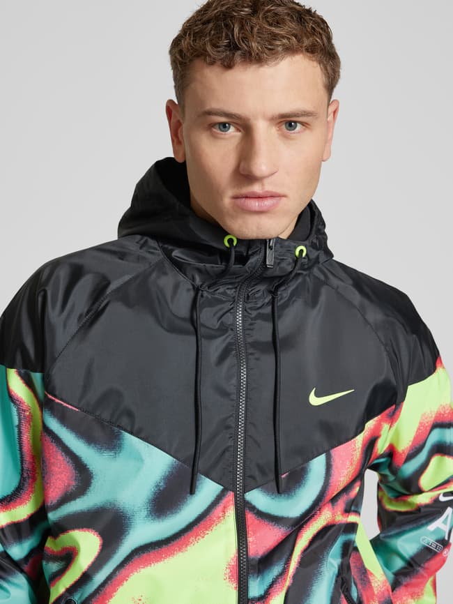 Nike Jacke mit gerippten Abschlüssen (neon pink) online kaufen - Main Image