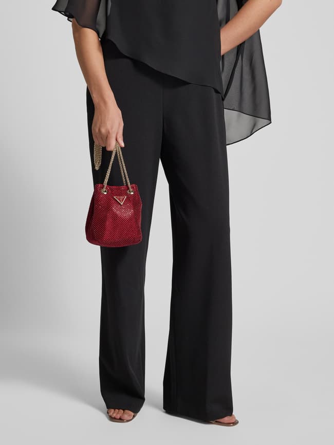 Zalina Guess Henkeltasche Rot Guess ZALINA STRASS Clutch Nero