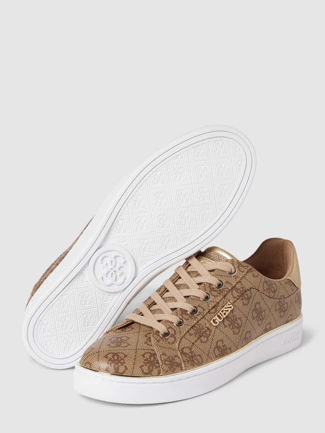 Guess beckie logo print sneaker online