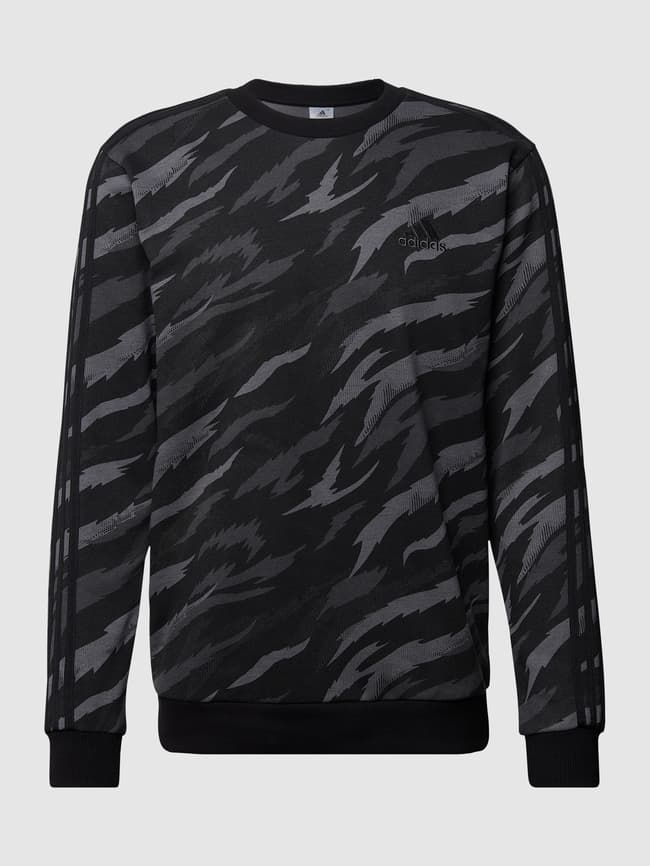 Adidas pullover cheap schwarz weiß muster