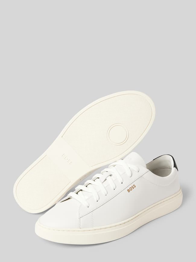 BOSS Sneaker mit Schnürverschluss Modell 'Kieran' (weiss) online