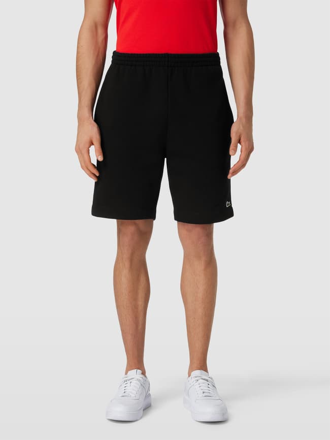 Lacoste Regular Fit Shorts mit elastischem Bund (black) online kaufen