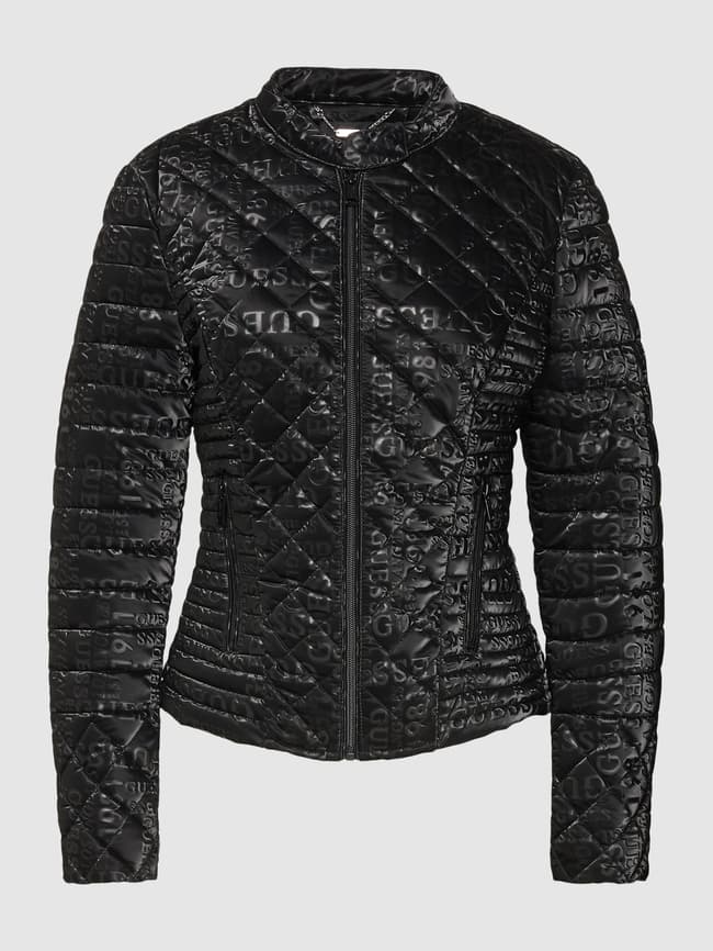 Guess Steppjacke mit Logo-Muster Modell 'VONA' (black) online kaufen