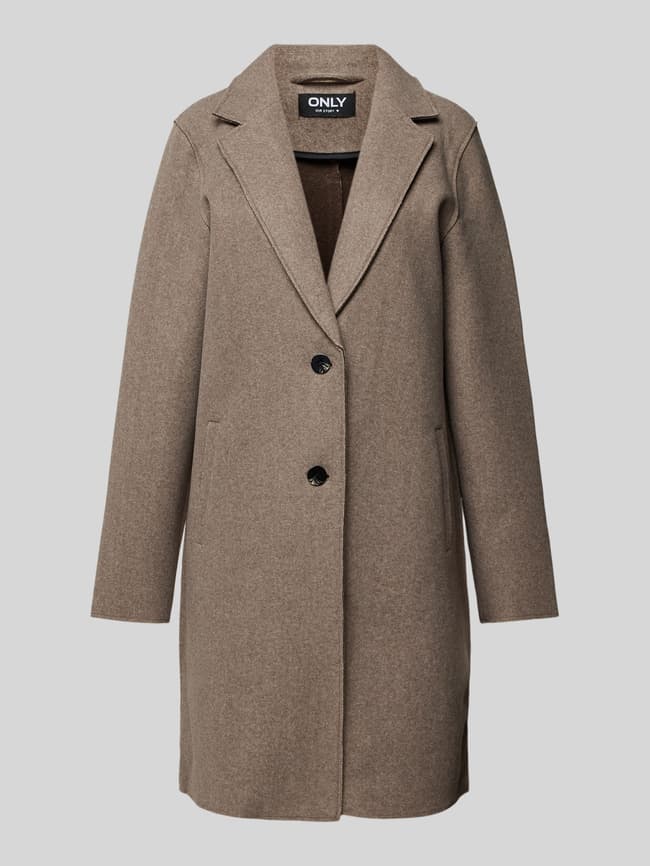 Only Regular Fit Mantel mit Reverskragen Modell  