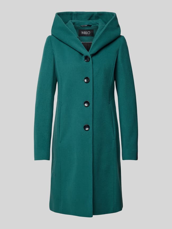 Milo Coats Wollmantel mit Kaschmir-Anteil Modell 'BELLA' (gruen