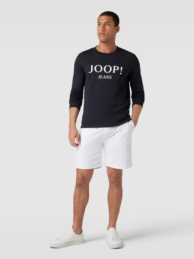 JOOP! Jeans Sweatshirt mit Label-Print Modell 'Alfred' (ocean