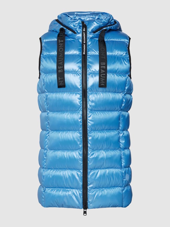 Beaumont Amsterdam Daunenweste mit Label-Details (blau) online kaufen