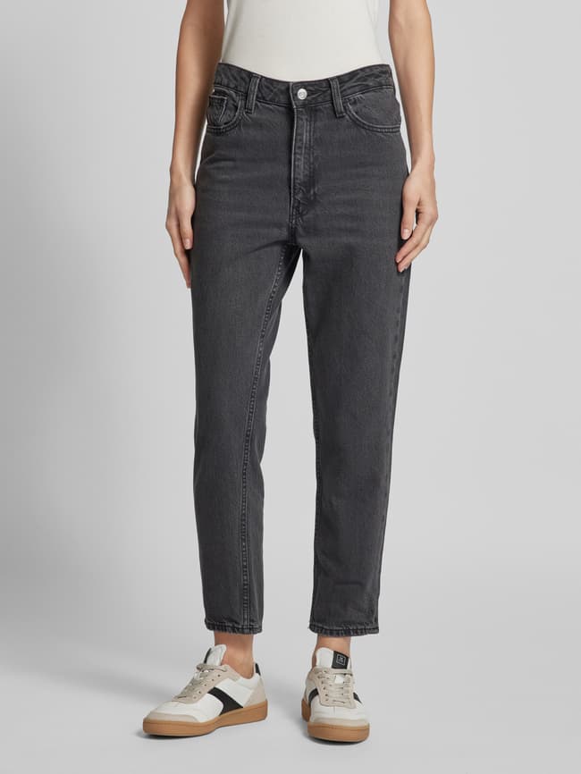 Mango Mom Fit Jeans im 5-Pocket-Design (dunkelgrau) online kaufen
