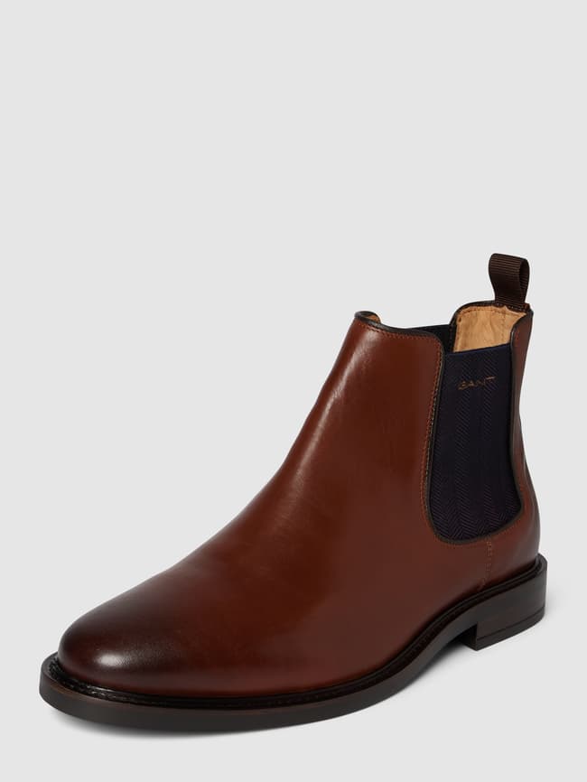 Overredend Oordeel vermomming Gant Chelsea boots met rubberen inzetten, model 'Akron' in cognac online  kopen | P&C