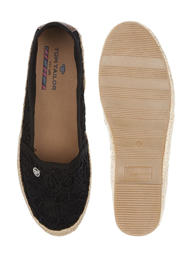 Tom tailor best sale espadrilles zwart