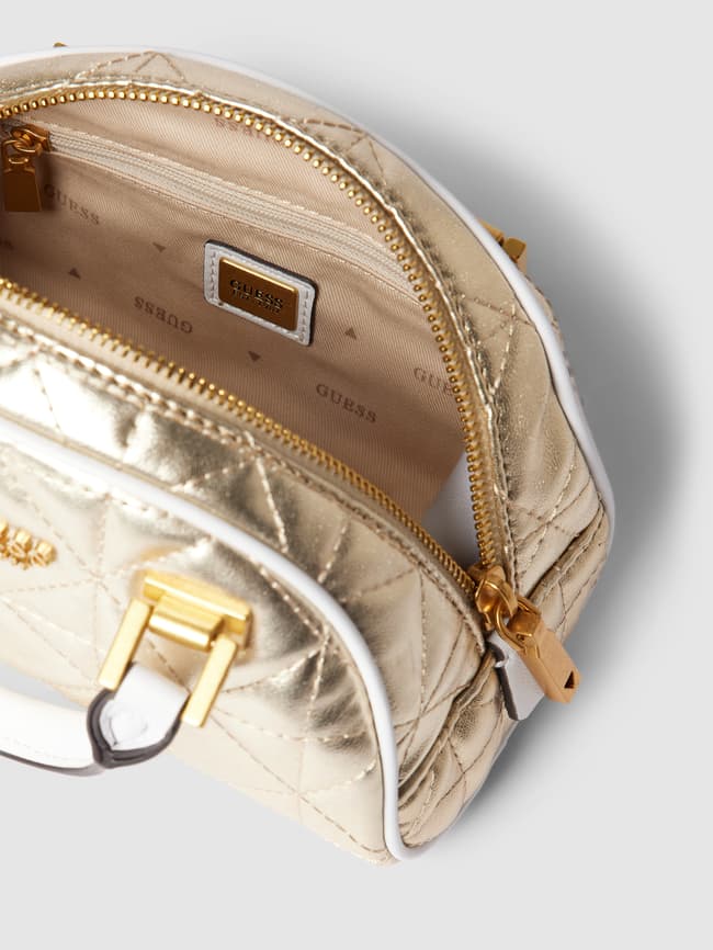 Guess Bowling Bag in Stepp-Optik Modell 'MILDRED' (gold) online kaufen