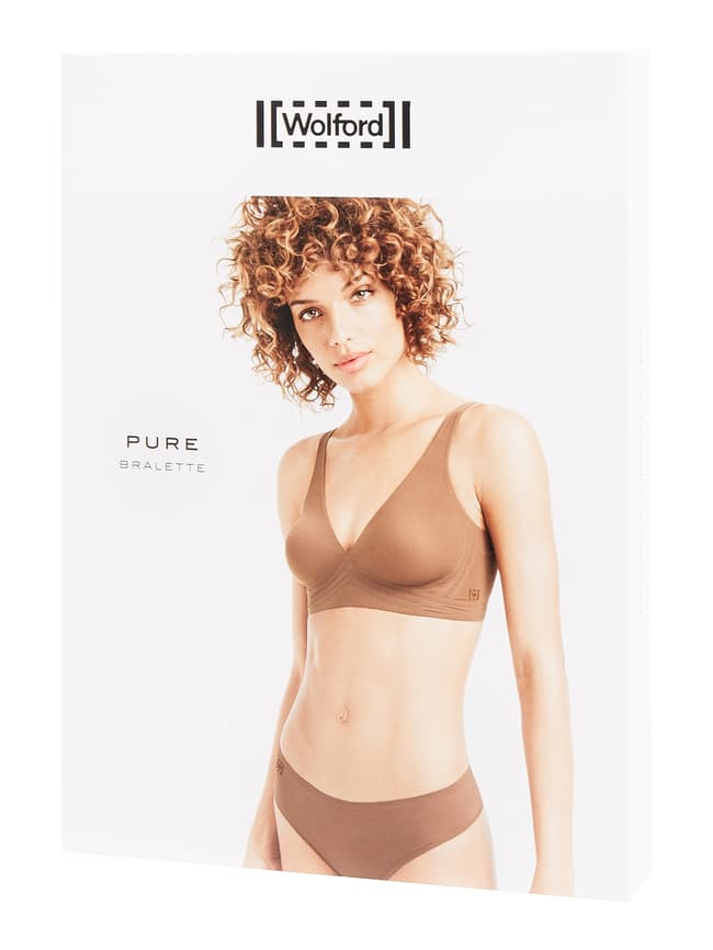 Wolford Bralette met stretch model Pure in zwart online kopen P C