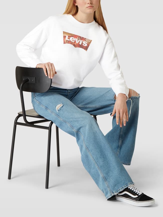 Levi's® Sweatshirt mit Motiv-Print Modell 'GRAPHIC STANDARD CREW