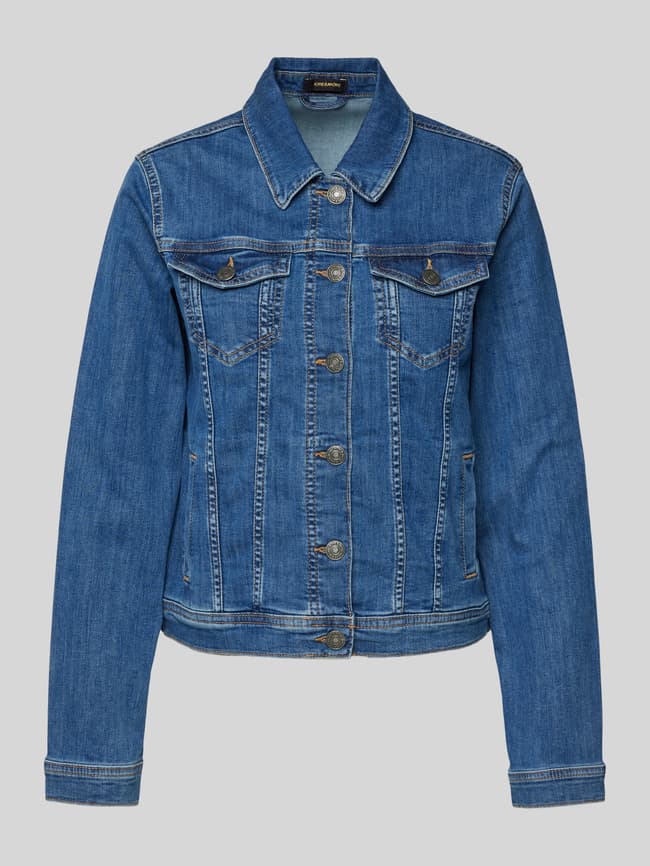 More More Jeansjacke mit Brustpattentaschen (jeansblau) online