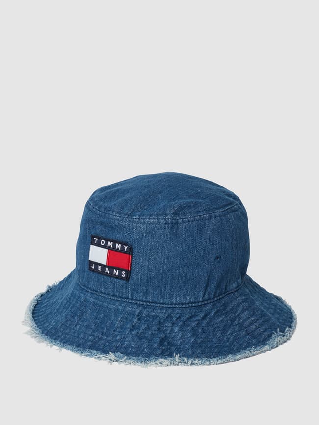 Tommy Jeans Bucket Hat aus Baumwoll Mix in Jeans Optik jeansblau online kaufen