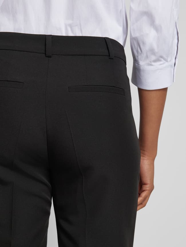 Jake*s Collection Straight Fit Hose mit Bügelfalten (black) online  