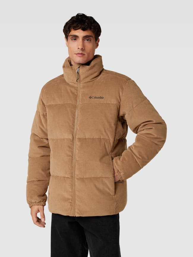 COLUMBIA Steppjacke mit Stehkragen Modell 'Puffect™' (mittelbraun