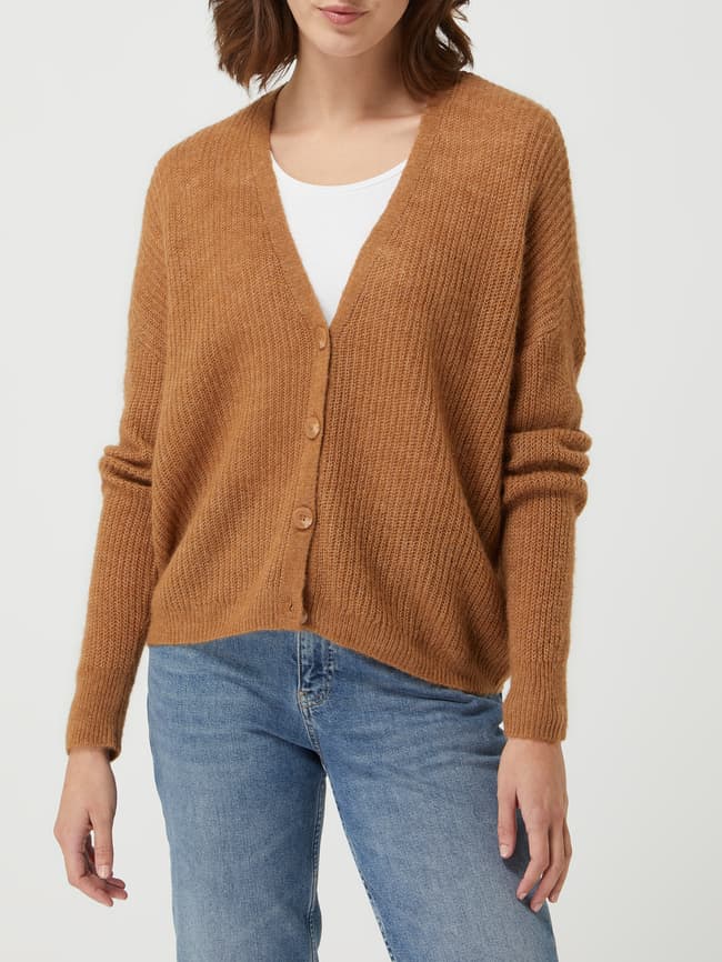 Esprit Collection Cardigan mit Alpaka Anteil camel online kaufen