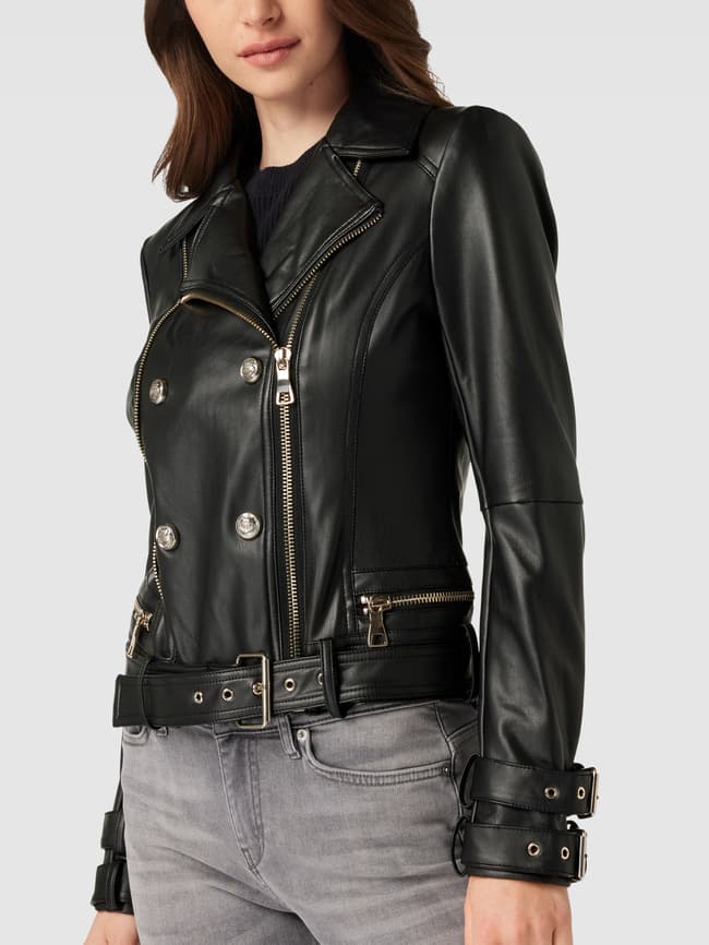 Leichte Jacken Guess Lederjacke Damen Sale Guess Jacke Im Leder