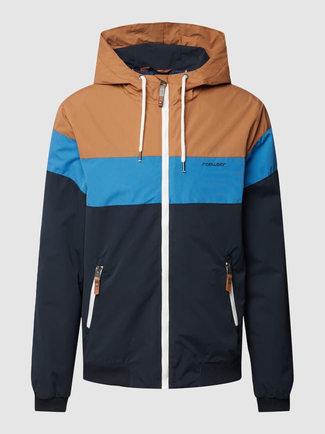 Ragwear Jacke im Colour-Blocking-Design Modell 'JAYCE' (terra