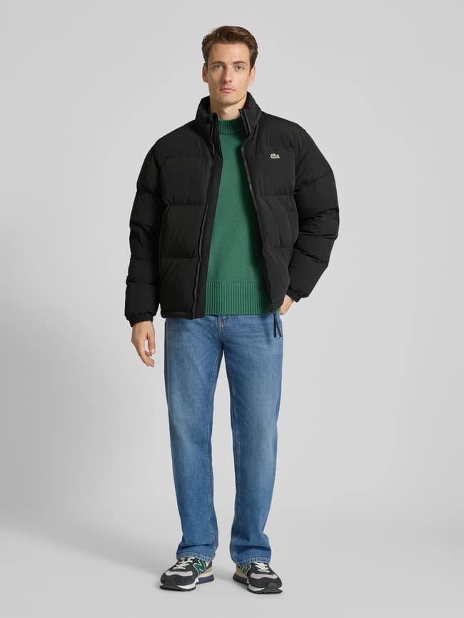 Lacoste Regular Fit Daunenjacke mit Stehkragen black