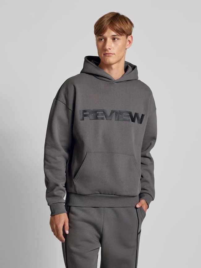 REVIEW Sweatpants mit elastischem Bund (dunkelgrau) online kaufen