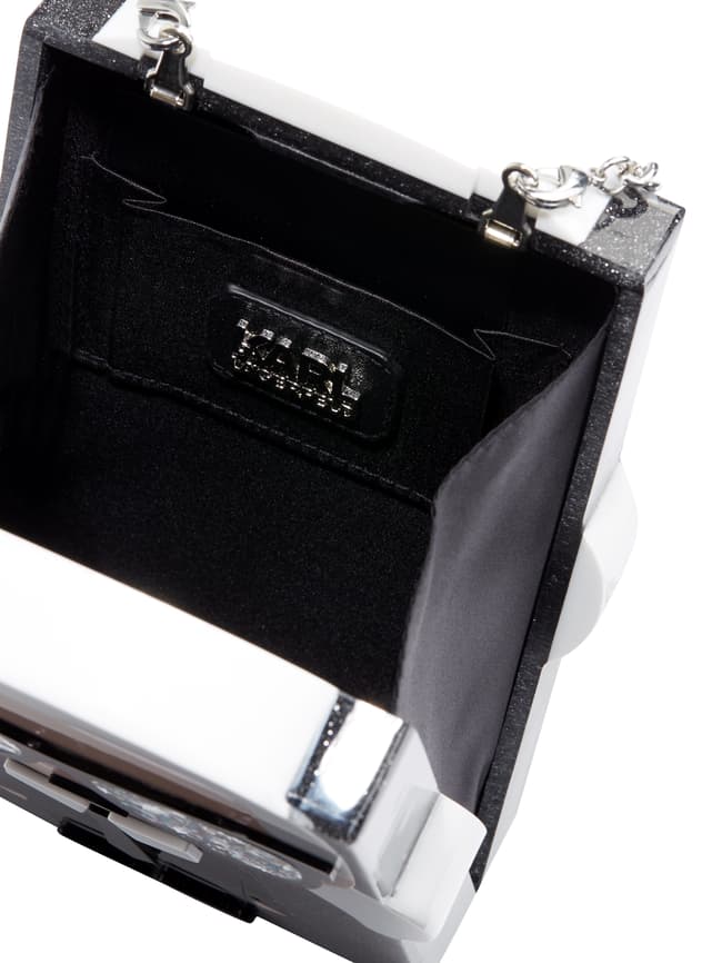 Karl Lagerfeld Box Clutch mit Logo-Motiv (schwarz) online kaufen