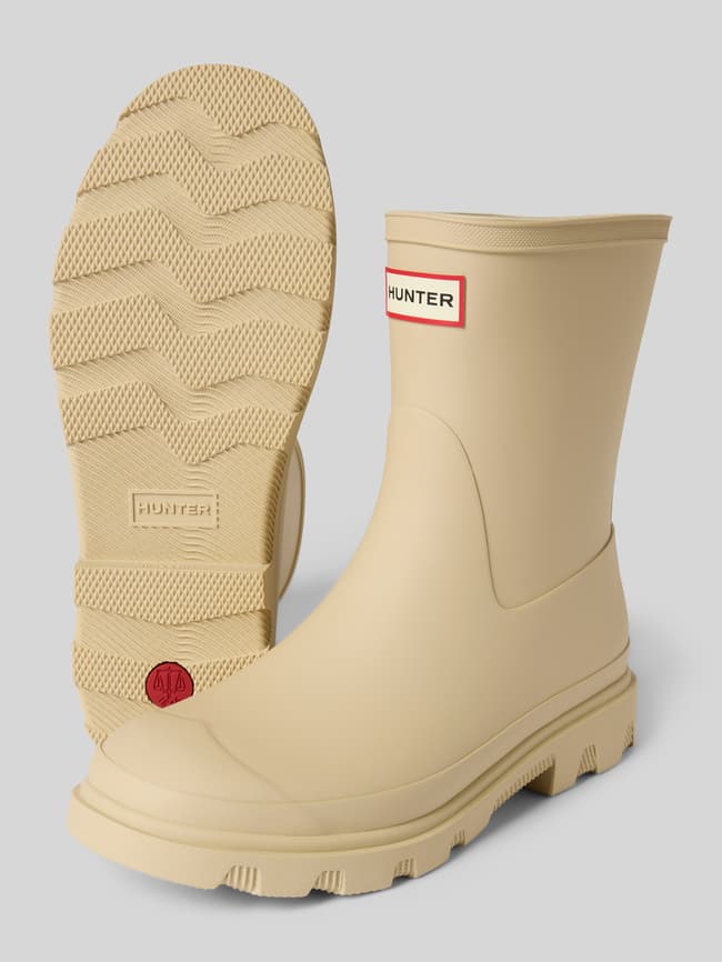 Hunter Gummistiefel mit Logo (beige) online kaufen