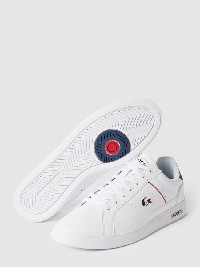 Lacoste Sneaker mit Label Details Modell EUROPA PRO weiss online kaufen