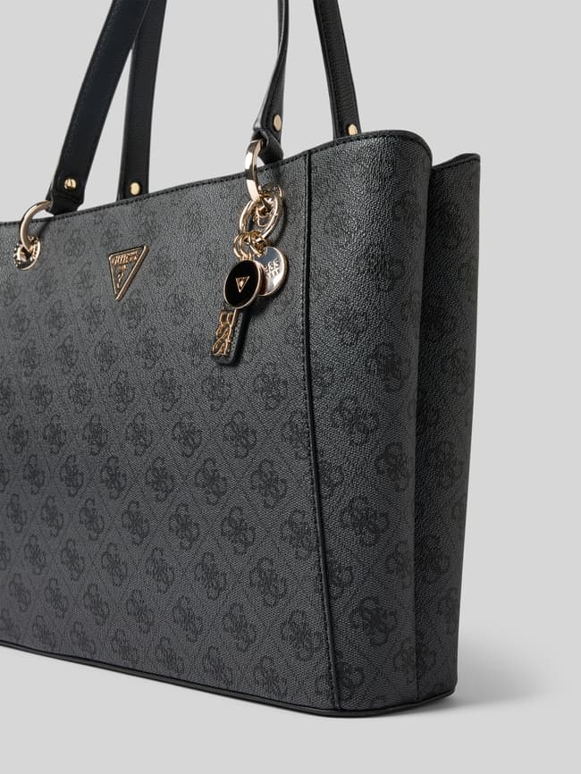 Henkeltasche Guess Tasche Steppoptik Schwarz Schultertasche Ordine