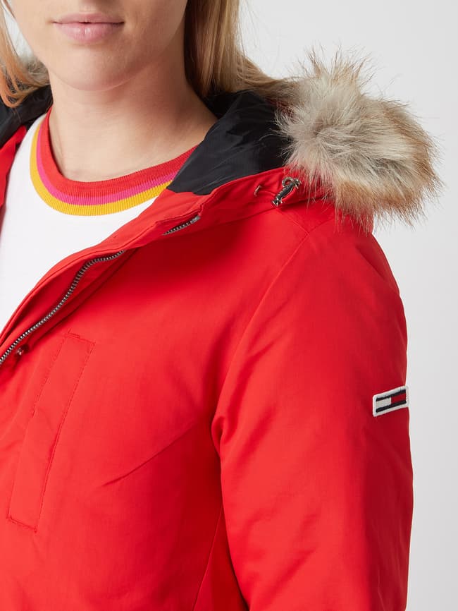 Tommy Jeans Hilfiger Parka Rot Damen Tommy Jeans Damen Parka