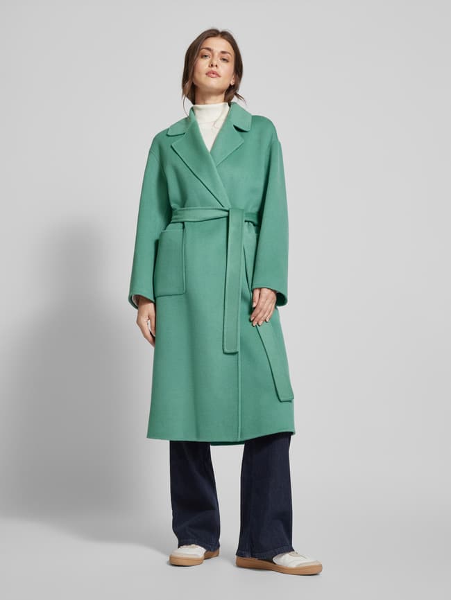 Only Cordmantel Cordmantel Damen Mint Milano Italy Wollmantel Mit