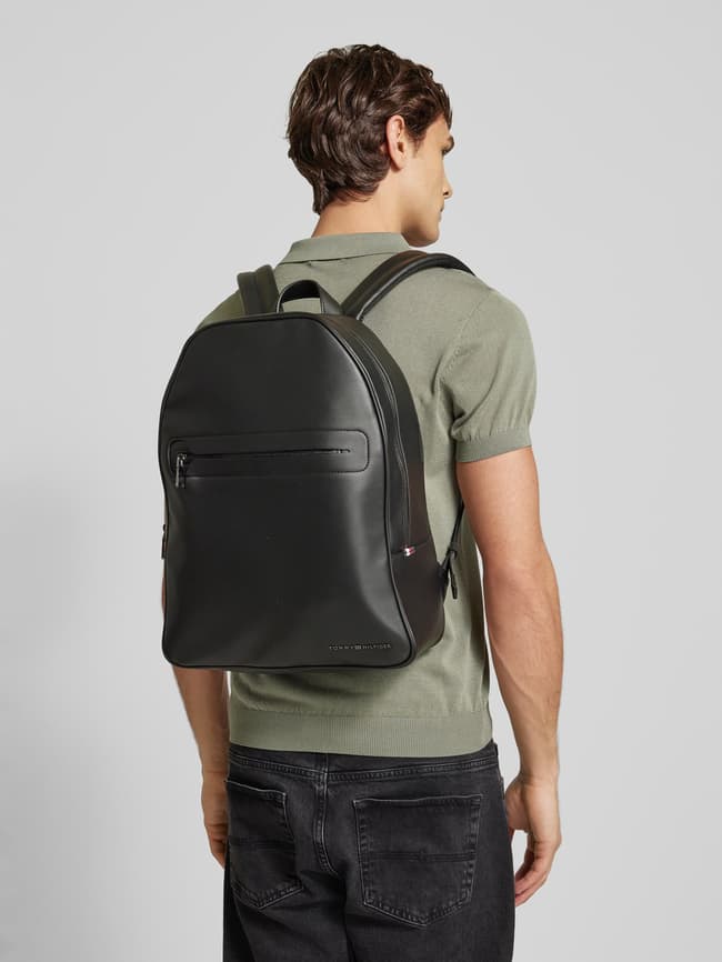 Lederalternative Marco Polo Rucksack Herren Tommy Hilfiger