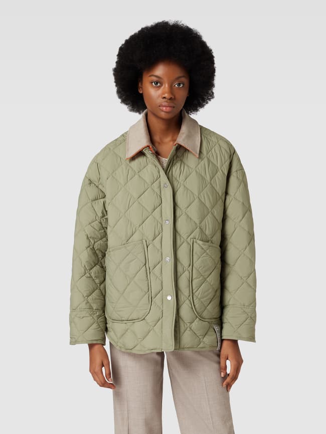 Kup online IQ Studio Kurtka pikowana z wykładanym kołnierzem