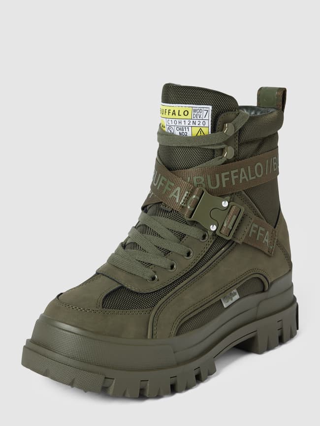 Buffalo Veterboots met kliksluiting in kaki online kopen P&C