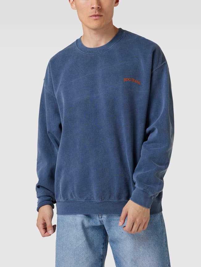BDG Urban Outfitters Sweatshirt mit Logo-Stitching (hellblau) online kaufen