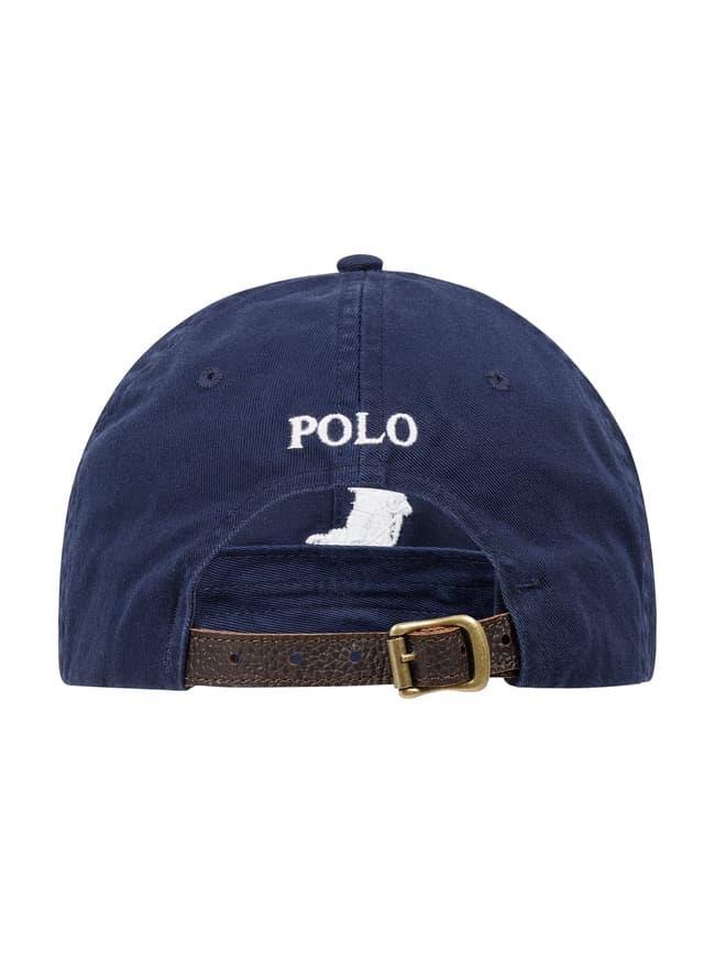 Ralph lauren pet leren bandje new arrivals