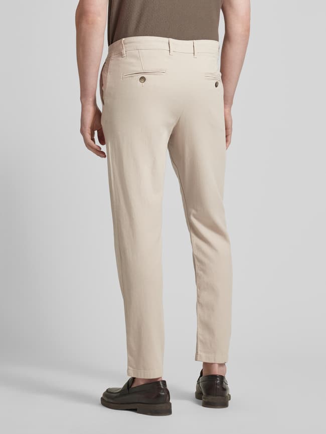 SELECTED HOMME Slim Fit Stoffhose mit Strukturmuster Modell 