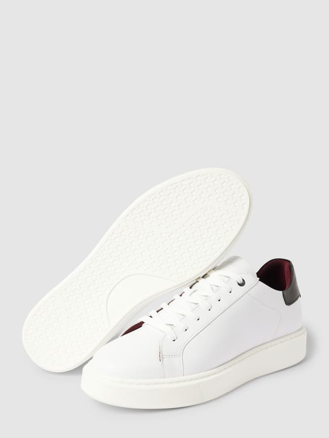 Marc O'Polo Sneaker mit Schnürverschluss Modell 'CEDRIC' (weiss