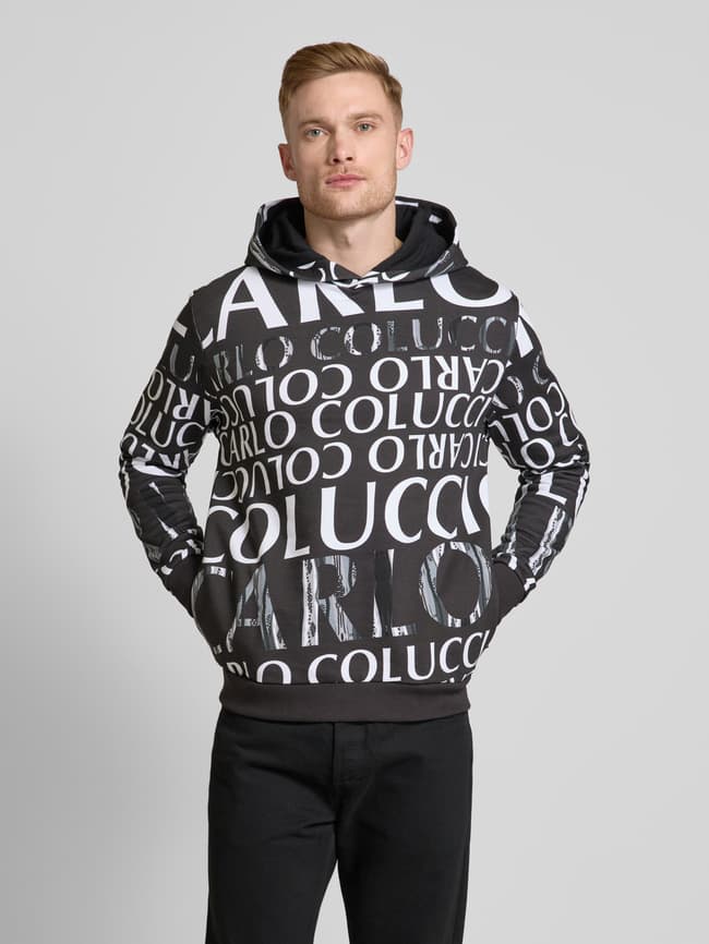 CARLO COLUCCI Hoodie mit Kapuze (black) online kaufen