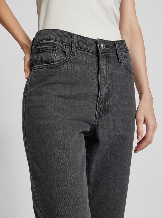 Mango Mom Fit Jeans im 5-Pocket-Design (dunkelgrau) online kaufen